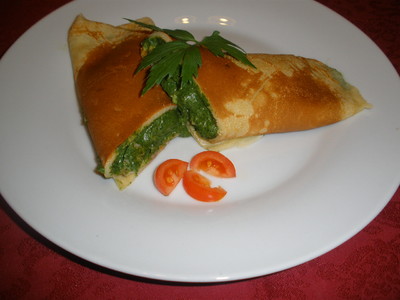 Rezept Palatschinken mit Spinat - Mozzarella Palatschinken mit Spinat - Mozzarella Rezept