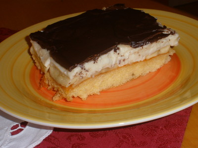 Rezept Bananenschnitten mit Pudding - Topfencreme Bananenschnitten mit Pudding - Topfencreme Rezept