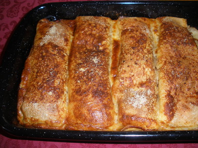 Rezept Überbackene Palatschinken Überbackene Palatschinken Rezept