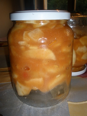 Rezept Füllung für Apfelkuchen/Pie/Tarte auf Vorrat Füllung für Apfelkuchen/Pie/Tarte auf Vorrat Rezept