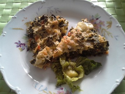 Rezept Spinatfleckerl überbacken Spinatfleckerl überbacken Rezept