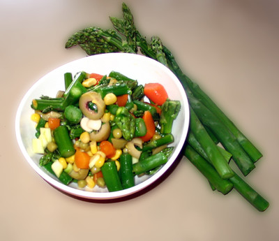 Rezept Grüner Spargelsalat Grüner Spargelsalat Rezept