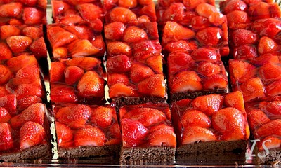 Rezept Erdbeer-Schokokuchen Erdbeer-Schokokuchen Rezept