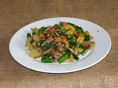 Rezept Spargel-Champignon-Pfanne Spargel-Champignon-Pfanne Rezept