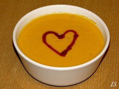 Rezept Feurige Kürbiscremesuppe Feurige Kürbiscremesuppe Rezept