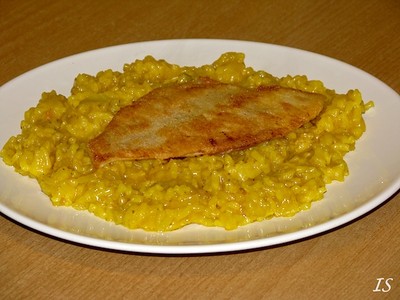 Rezept Schollenfilets mit Safranrisotto Schollenfilets mit Safranrisotto Rezept