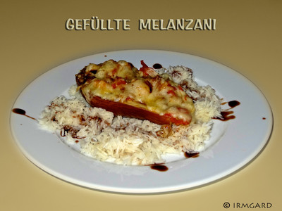 Rezept Gefüllte Melanzani Gefüllte Melanzani Rezept