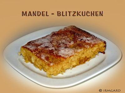 Rezept Mandelblitzkuchen Mandelblitzkuchen Rezept