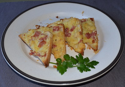 Rezept Überbackene Käsebrote Überbackene Käsebrote Rezept