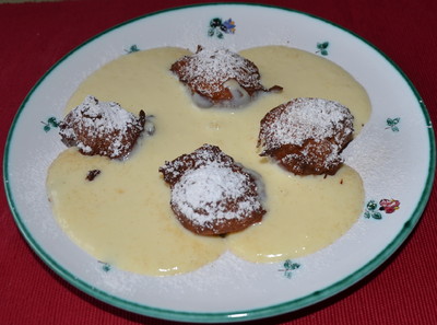 Rezept gebackene Mäuse mit Vanillesoße gebackene Mäuse mit Vanillesoße Rezept