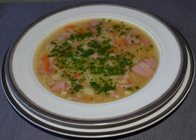 Rezept Ausgiebige Nudelsuppe Ausgiebige Nudelsuppe Rezept