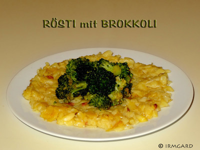 Rezept Rösti mit Brokkoli Rösti mit Brokkoli Rezept