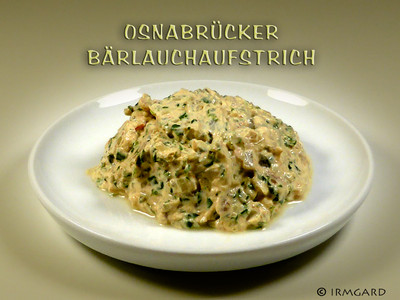Rezept Osnabrücker Bärlauchaufstrich Osnabrücker Bärlauchaufstrich Rezept