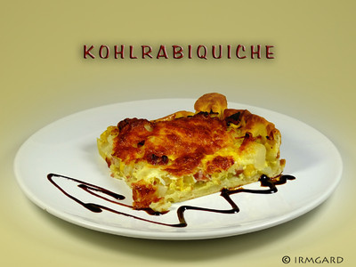 Rezept Kohlrabiquiche Kohlrabiquiche Rezept