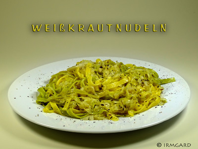 Rezept Weißkrautnudeln Weißkrautnudeln Rezept