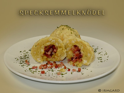 Rezept Specksemmelknödel Specksemmelknödel Rezept