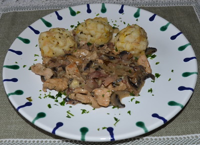 Rezept Putenpfanne mit Pilzen Putenpfanne mit Pilzen Rezept