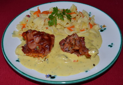 Rezept Käse-Speck-Schnitzerl Käse-Speck-Schnitzerl Rezept