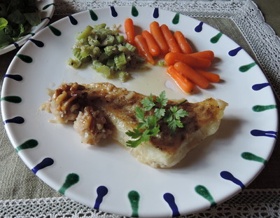 Rezept gebratener Fisch mit Gemüse gebratener Fisch mit Gemüse Rezept