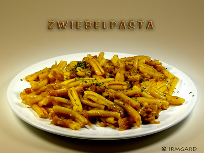 Rezept Zwiebelpasta Zwiebelpasta Rezept
