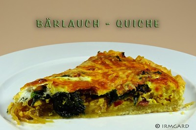 Rezept Bärlauchquiche Bärlauchquiche Rezept