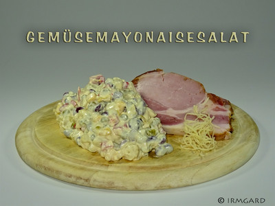 Rezept Gemüsemayonnaise-Salat Gemüsemayonnaise-Salat Rezept