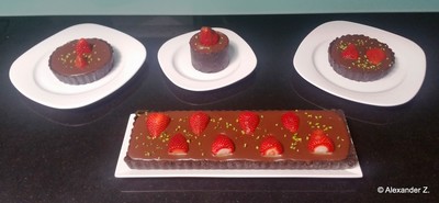 Erdbeer-Schokoladen Tarte Rezept