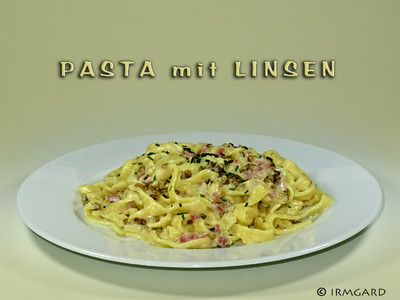Rezept Pasta mit Linsen Pasta mit Linsen Rezept