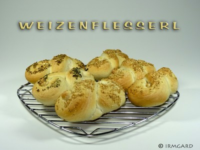 Rezept Weizenflesserl Weizenflesserl Rezept