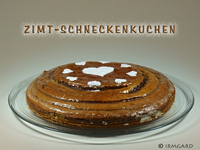 Rezept Zimtschneckenkuchen Zimtschneckenkuchen Rezept
