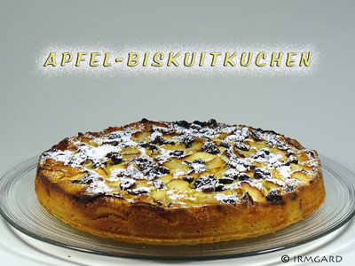 Rezept Apfel-Biskuitkuchen Apfel-Biskuitkuchen Rezept