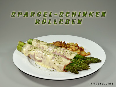 Rezept Spargel-Schinken-Röllchen Spargel-Schinken-Röllchen Rezept