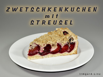 Rezept Zwetschkenkuchen mit Streusel Zwetschkenkuchen mit Streusel Rezept