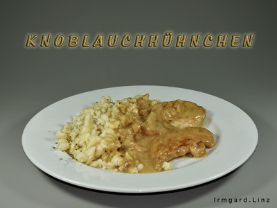 Rezept Knoblauchhühnchen Knoblauchhühnchen Rezept