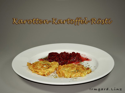 Rezept Karotten-Kartoffel-Rösti Karotten-Kartoffel-Rösti Rezept