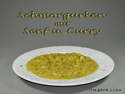 Rezept Schmorgurken mit Senf und Curry Schmorgurken mit Senf und Curry Rezept