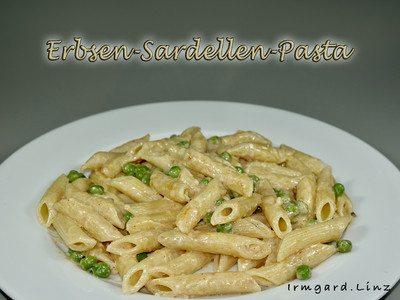 Rezept Erbsen-Sardellen-Pasta Erbsen-Sardellen-Pasta Rezept