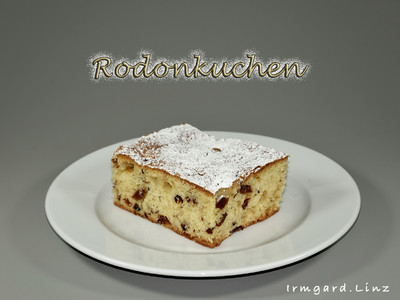 Rezept Rodonkuchen vom Blech Rodonkuchen vom Blech Rezept