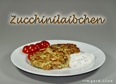 Rezept Zucchinilaibchen mit Haferflocken Zucchinilaibchen mit Haferflocken Rezept