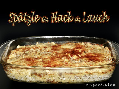 Rezept Spätzle mit Hack und Lauch Spätzle mit Hack und Lauch Rezept