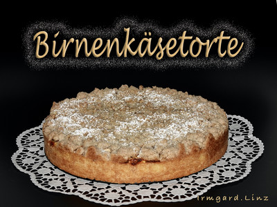 Rezept Birnenkäsekuchen Birnenkäsekuchen Rezept