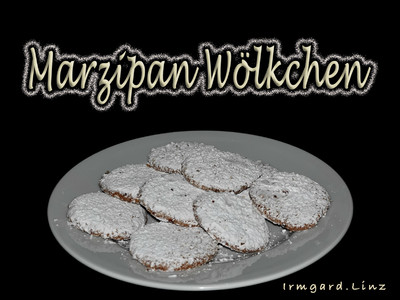 Rezept Marzipanwölkchen Marzipanwölkchen Rezept