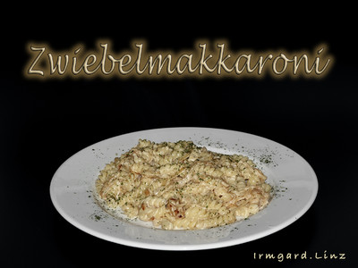 Rezept Zwiebelmakkaroni Zwiebelmakkaroni Rezept