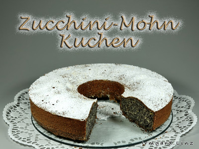 Zucchini-Mohn-Kuchen Rezept