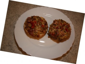 Rezept Pizza - Brötchen Pizza - Brötchen Rezept