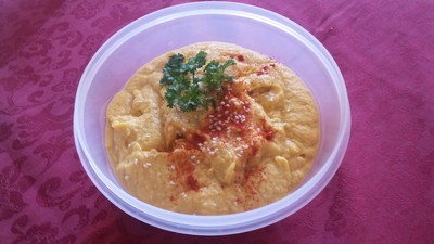 Rezept Hummus mit Kürbis Hummus mit Kürbis Rezept
