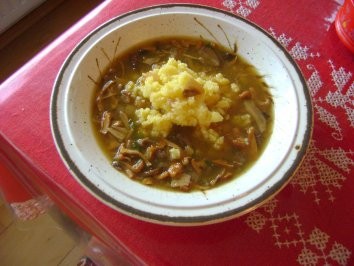 Rezept An türkischen Sterz und a Schwammsuppn drauf holadio An türkischen Sterz und a Schwammsuppn drauf holadio Rezept