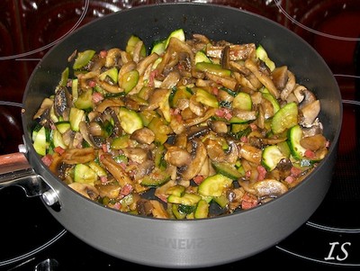Rezept Champignon mit Zucchini und Schinken Champignon mit Zucchini und Schinken Rezept