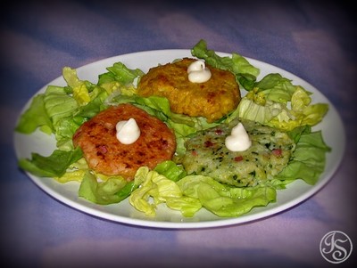 Rezept Dreifärbige Reislaibchen Dreifärbige Reislaibchen Rezept