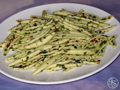 Rezept Cortecce mit Petersilienpesto Cortecce mit Petersilienpesto Rezept